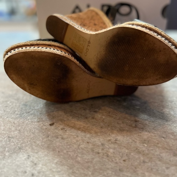 Aldo wedge sandals size 8 - Picture 4 of 8